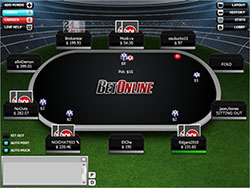BetOnline poker table