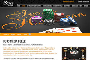 Boss Media poker >