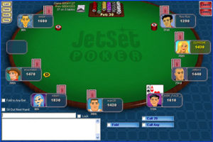 Jet Set Poker tables >