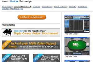 World Poker Exchange website >