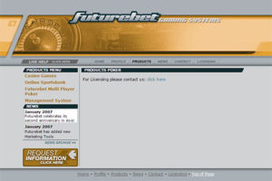 Futurebet poker licensing >