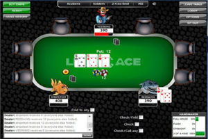 LiveAce Poker tables >