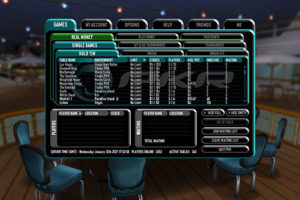 PKR Poker lobby >