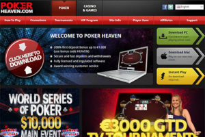 Poker Heaven website >