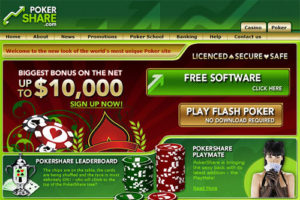 PokerShare website >