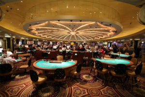 Caesars Palace Casino gambling floor >